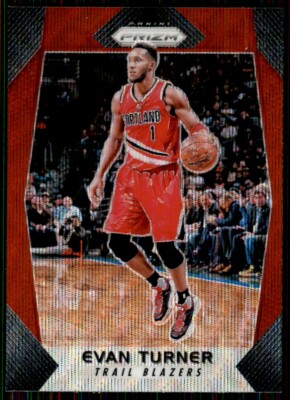 2017-18 Panini Prizm Ruby Wave Evan Turner Portland Trail Blazers #148