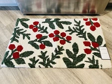 Threshold Kitchen Rug 18x30  Berry Design 