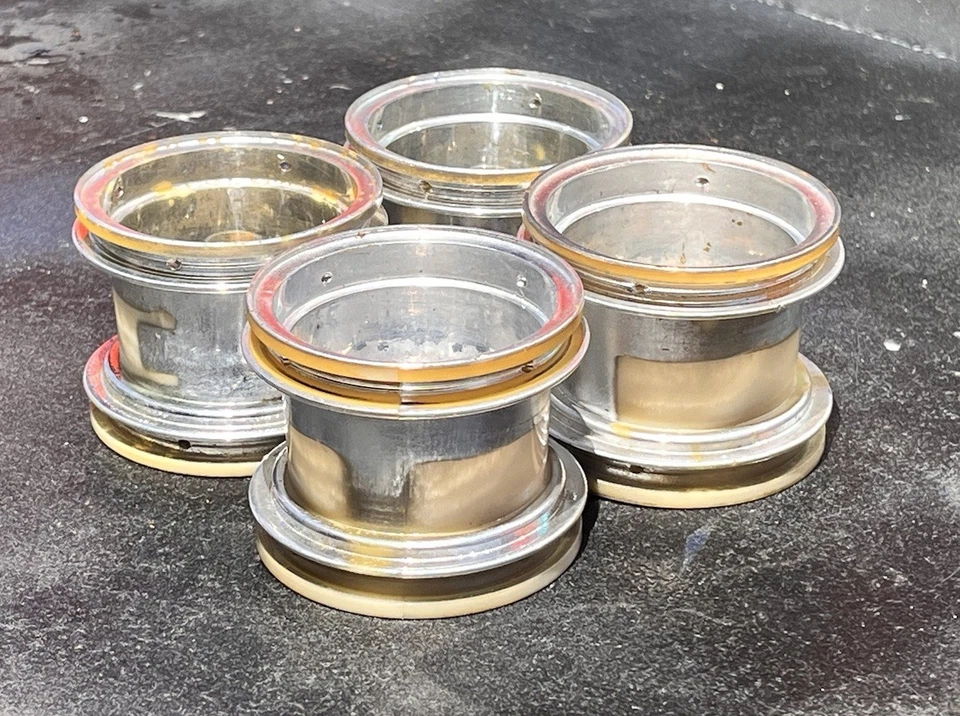 Tamiya Blackfoot RC 1:10 Chrome Wheels SET OF 4 - Image 4 of 4