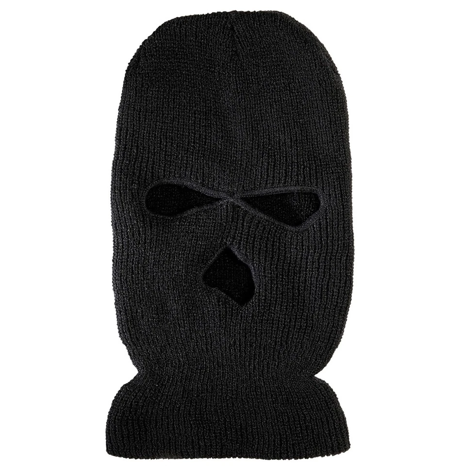 Sturmhaube Balaclava Sturmmaske Motorrad Maske schwarz Strumpfmaske Kapuzenmaske - Bild 2 von 4