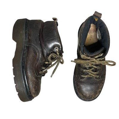 grungy vintage doc martens boots made in england