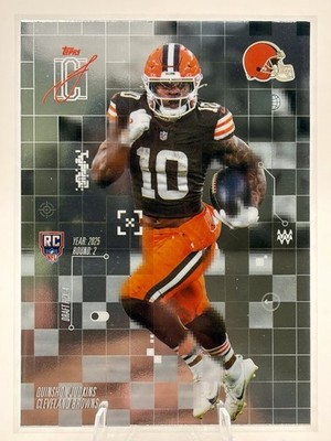 2025 Topps Signature Class Quinshon  Judkins Rookie After Image AI 8 Browns