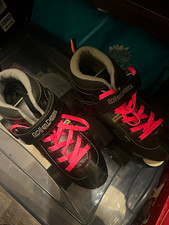 Roller Derby FireStar Quad Roller Skates Black with Pink Laces