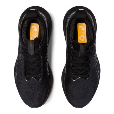 asics Gel Nimbus 25 Sneakers Triple Black Running Trainers New