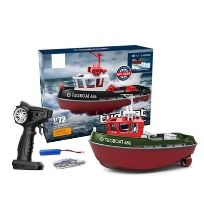 Heng Long 1/72 RC Tugboat 2.4G Long Range Wireless Remote Control Tugboat Model
