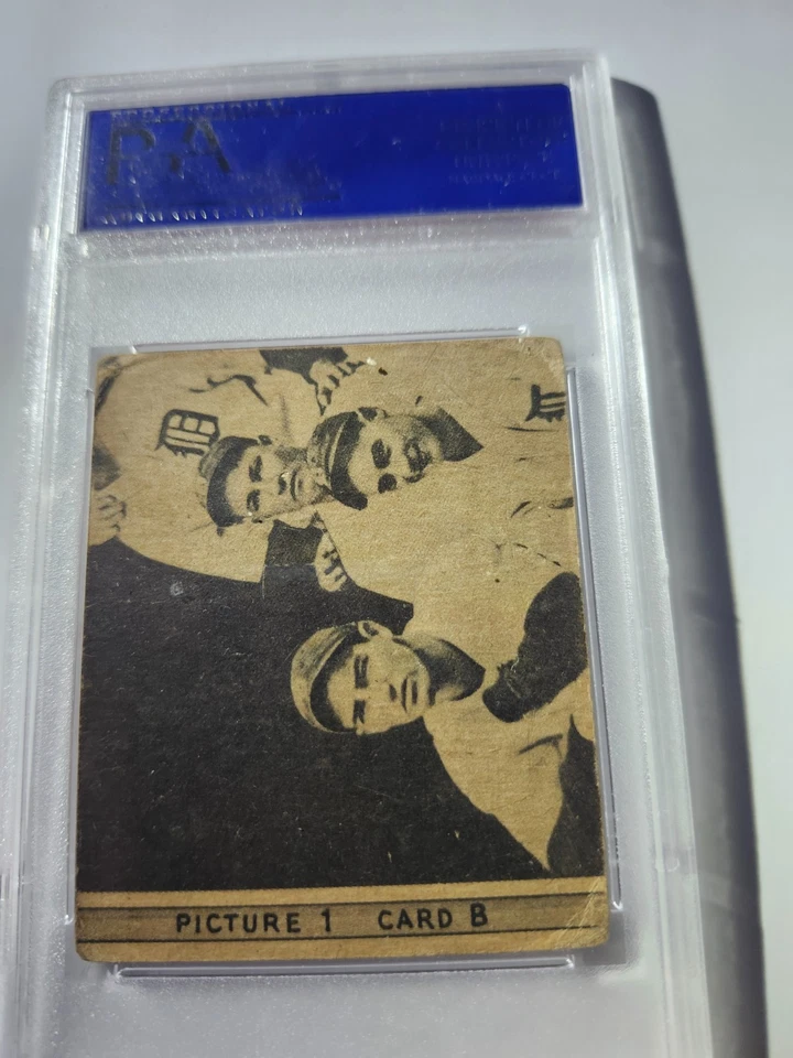 1935 Goudey 4 em 1 Mahaffey/Foxx/Williams/Higgins #1B PSA 2 - Imagem 2 de 3