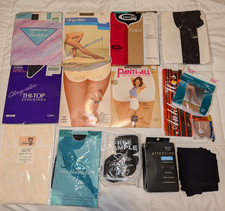 New, Old Stock Mostly Vintage Pantyhose, Mixed Colors, Brands-Cling-alon/Elite