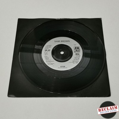 sam brown - stop 7'' vinyl record VG