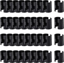 72 Pcs Wire Shelf Clips for 1" Post - 36 Pairs of Wire Rack Lock Clip Replacemen