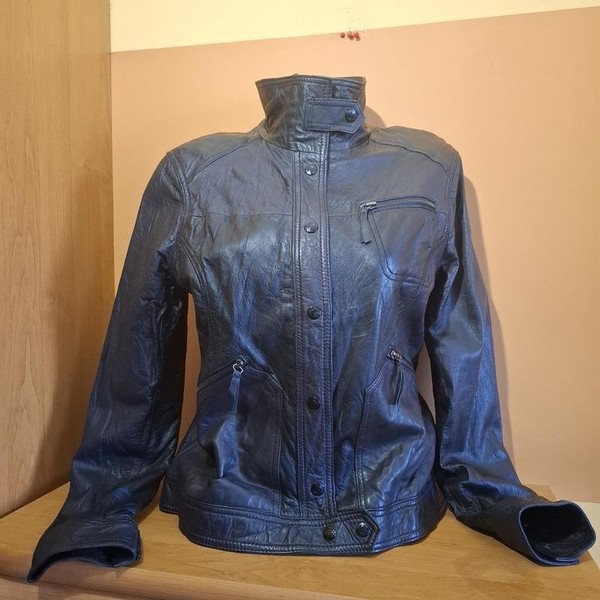 Women Street one Jacket Black Leather M