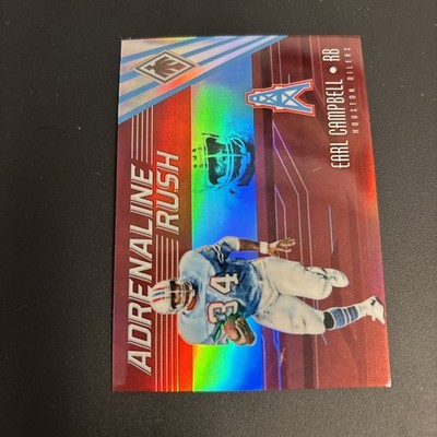 2017 Panini Phoenix - Adrenaline Rush Earl Campbell #AR-7 Red /299