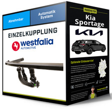 Abnehmbare Anhängerkupplung für KIA Sportage 15-18 IV Typ QL/ QLE Westfalia NEU