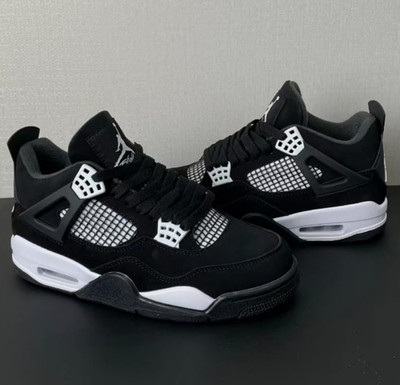 FQ8138-001 Nike Air Jordan 4 ''White Thunder'' Men's Basketball Shoes Size US7-12