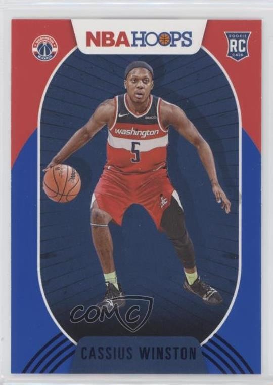 2020-21 Panini NBA Hoops Blue Cassius Winston #227 Rookie RC mp7
