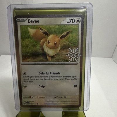 Pokémon Eevee Holiday Calendar Stamped Holo Miscellaneous 133/165 70 HP Card