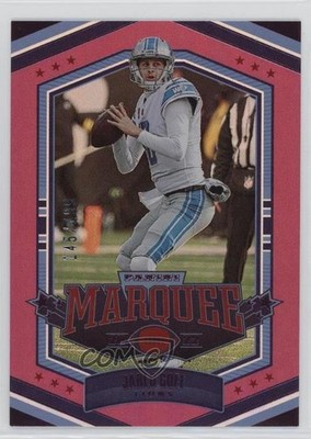 2022 Panini Chronicles Marquee Pink 145/199 Jared Goff #MAR-22 hg6