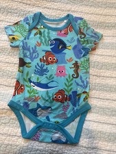 Little Sleepies Size 3-6M Finding Nemo Bamboo Bodysuit Retail 26