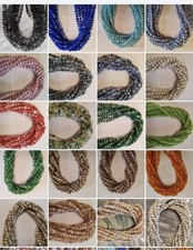 Square Cube Glass Beads Glazed 55+ 16" 18 Colours Craft Jeweller Making UK