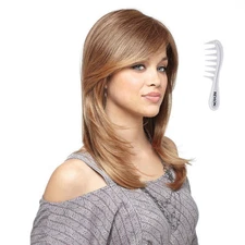 Amore BRANDI Monofilament Wig by Rene of Paris & Wig Lift Comb - Expresso