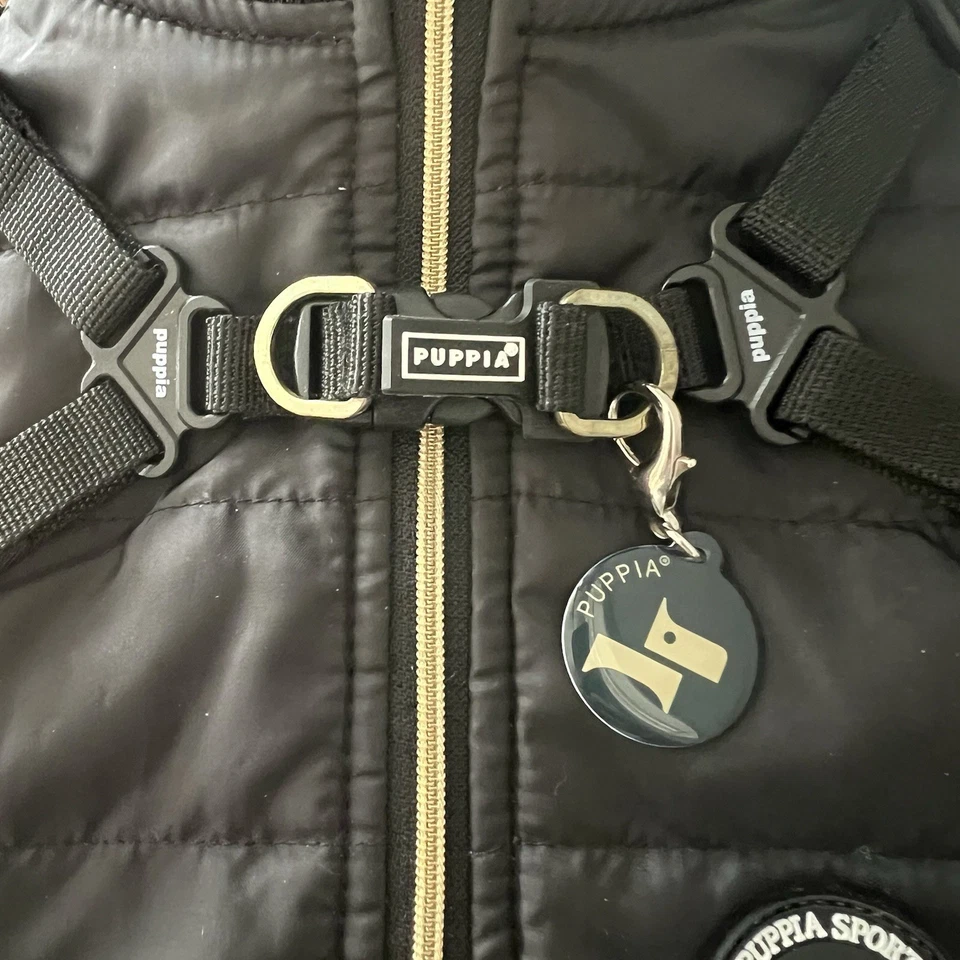 Abrigo para mascotas Puppia PLSD-VT1668-BK-M Frost Foto 3 de 4