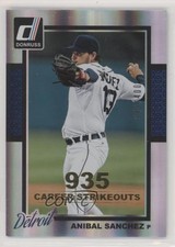 2014 Panini Donruss Gold Career Stat Line 349/400 Anibal Sanchez #292 1u6