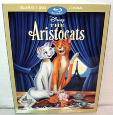 The Aristocats 1970,Blu-ray/DVD,Digital,Disney Club Exclusive NEW Authentic US