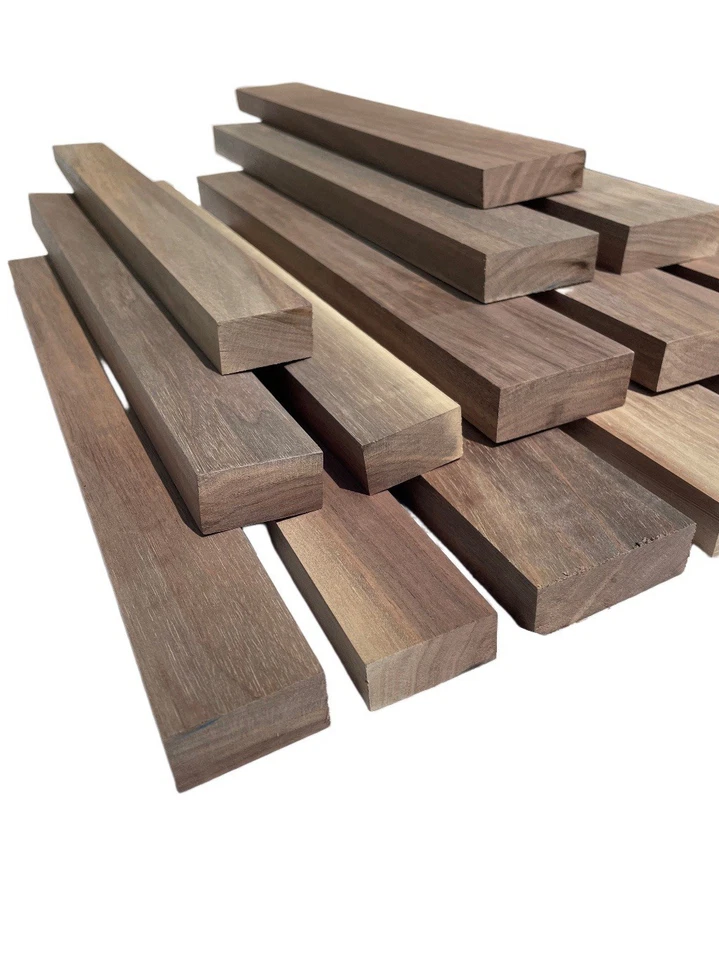 Tablero de madera de nogal negro 1”2”8”+ (40 piezas) tableros de madera maciza para horno lijados de 2 lados   Foto 2 de 4