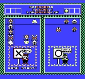 Nintendo Entertainment System NES Puzzle Game MARIO & YOSHI Tetris Wario Woods