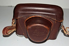 Genuine E. Leitz Wetzlar Vintage Original Brown Leather camera case LEICA