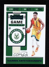 2019-20 Panini Contenders Game Ticket Blue 65/99 Giannis Antetokounmpo #33 0c3