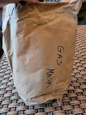 Vtg. Gas Mask. Unopened. MIL-B-131D CLASS 2