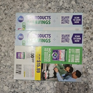 Three (3) P & G Coupon Book Procter & Gamble Manufacturer Grocery Exp: 9/5/2026