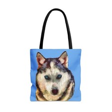 Siberian Husky 'Sacha' Tote Bag