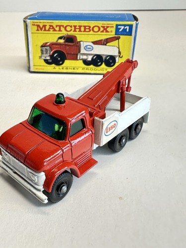 Matchbox Lesney Vintage Wreck Tow Truck No. #71 Esso w/ Original Box - Picture 12 of 19