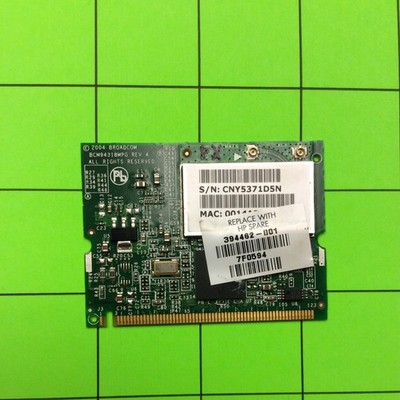 Laptop Broadcom QDS-BRCM1016 4324A-BRCM1016 54G Maxperformance 802.11G Network