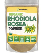 XPRS Nutra Organic Rhodiola Rosea Powder - Premium USDA Organic Rhodiola Powd...