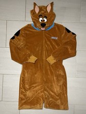 Scooby-Doo Costume Hooded Plush Jumpsuit w/Tail Halloween Cosplay Unisex XS