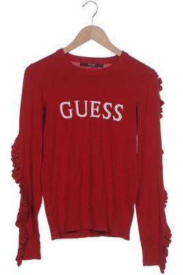 GUESS Pullover Damen Strickpullover Strick Oberteil Gr. L Rot #jx6k9h9