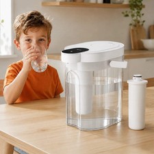 ROUNY Portable Water Dispenser, Rechargeable Desktop Water Filter with UF Filtra