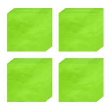 100pcs Candy Foil Wrappers 8 x 8 Inch Chocolate Bar Wrappers Green Glossy Finish