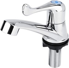 Sink Water Tap, ABS Single Cold Water Faucet, Plastic G1/2 Single Hole Single...
