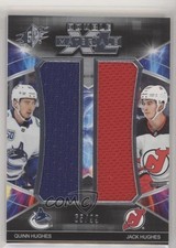 2019-20 SPx Double XL Materials Tier 1 65/99 Quinn Hughes Jack #XD-HH 0g4