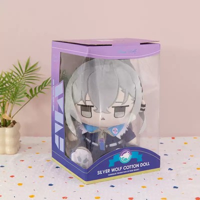Honkai: Star Rail Silver Wolf 35cm Plush Doll Pillow w/Clothes Stuffed Toys Gift