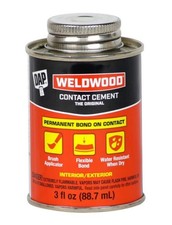 NEW Dap 00107 Weldwood 3oz Bottle of Contact Cement GLUE ADHESIVE 6376644