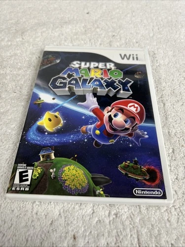 Super Mario Galaxy CIB Nintendo Wii Complete w/ Manual Tested Working