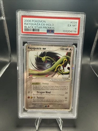Pokemon Black Star Promos Rayquaza EX Holo Promo PSA 6 039