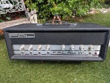 VINTAGE FAL PHASE 100 S GUITAR AMPLIFIER HEAD 1970S SOLID STATE SPARES OR REPAIR