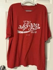 Vintage Coca Cola T-shirt Hebrew Red Size 2X Deadstock Israel International Rare