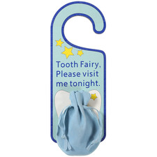 Tooth Fairy Door Hanger Bag Fairy Holder Baby Keepsake Container for Lost Teeth