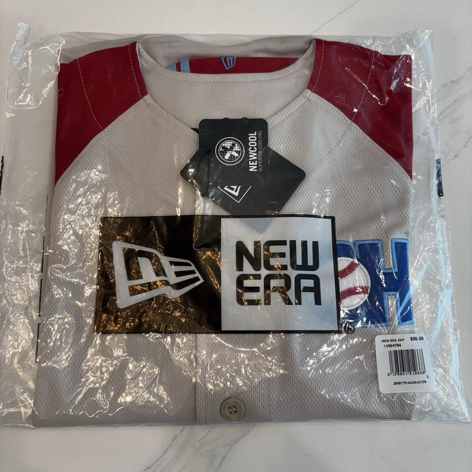 Camiseta New Era México Charros Jalisco Auténtica Alterna Juvenil L 10-11 Rojo Tostado Foto 3 de 3